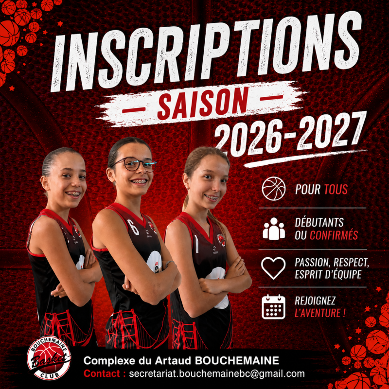 Inscriptions 2026-2027 BBC